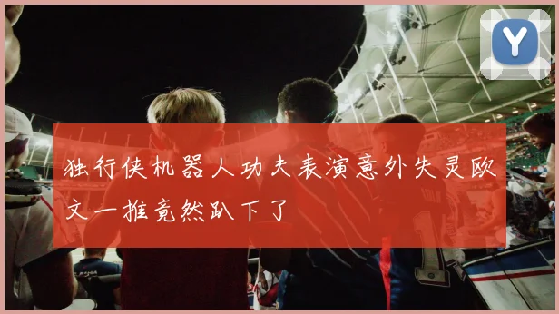 独行侠机器人功夫表演意外失灵欧文一推竟然趴下了